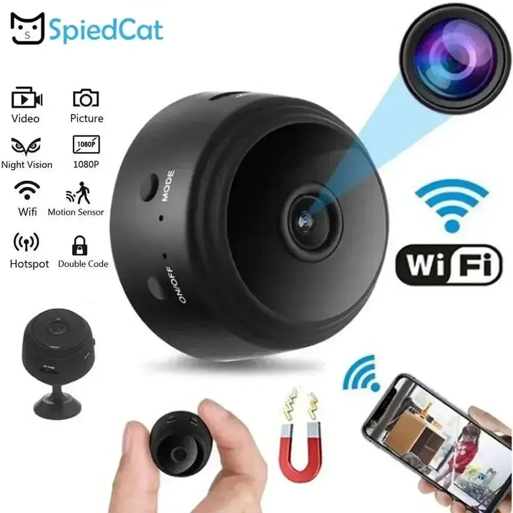 Wireless Mini IP Camera With Night Vision Motion Detection