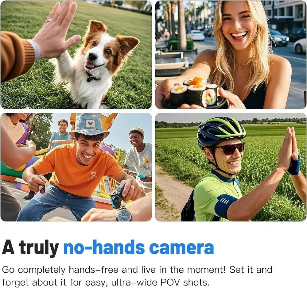 4K 64GB Mini Body Camera Wearable Camcorder With Audio Waterproof Always Ready