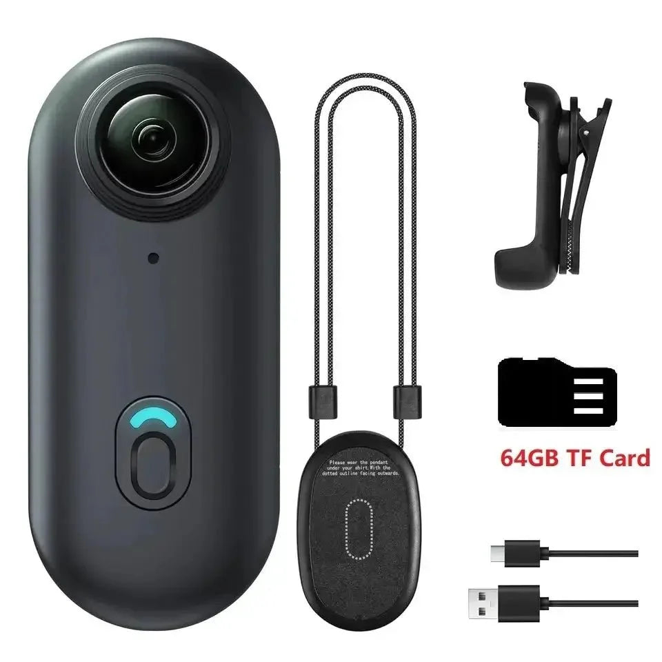 4K 64GB Mini Body Camera Wearable Camcorder With Audio Waterproof Always Ready