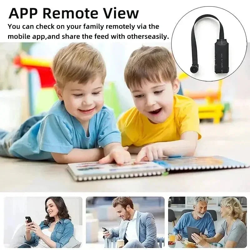 4K HD Mini WiFi Nanny Cam For Home Surveillance Remote Viewing Motion Alerts