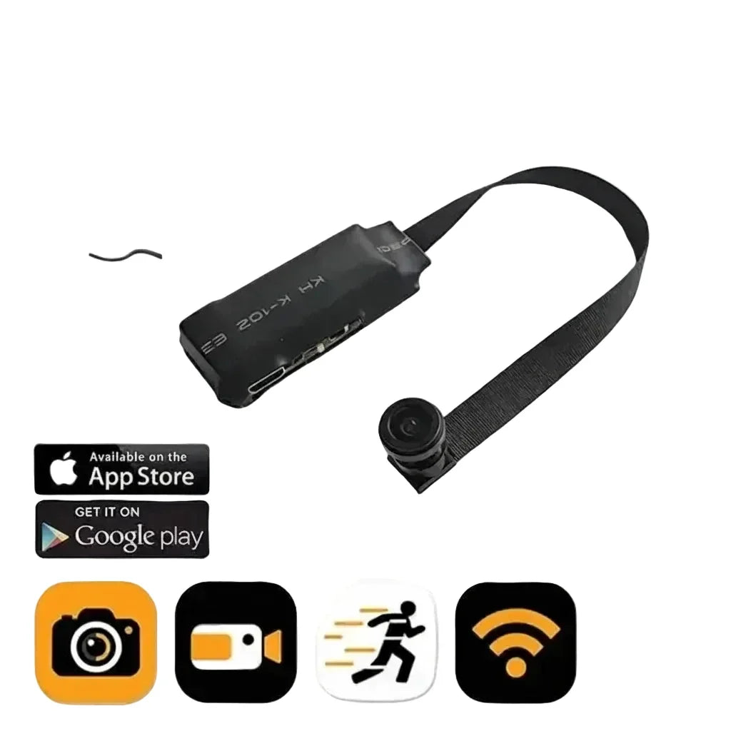 4K HD Mini WiFi Nanny Cam For Home Surveillance Remote Viewing Motion Alerts