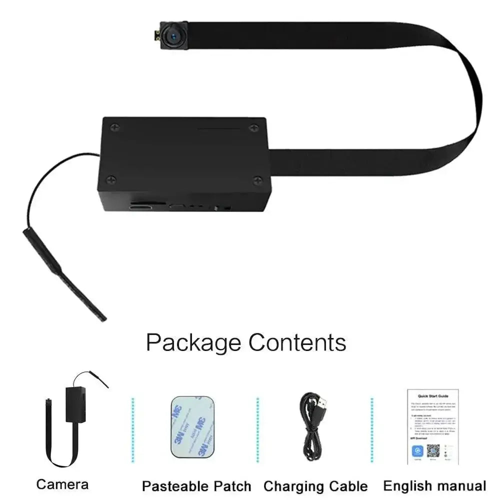 Compact WiFi Nanny Camera With Motion Detection Remote