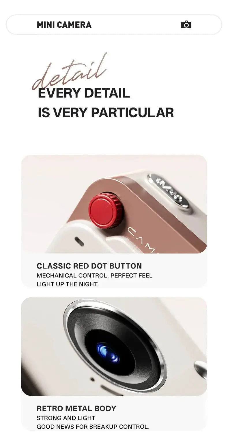Must Have Retro CCD Mini Digital Camera Keychain With 1.77 Inch HD Video - stepyours.com