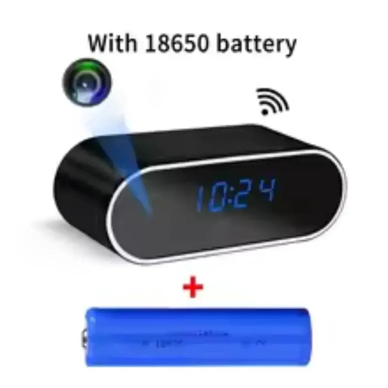 HD 1080P Alarm Clock Mini Camera Remote Wireless Wifi Control IR Night Vision View DVR Camcorder Home Indoor Monitor Video
