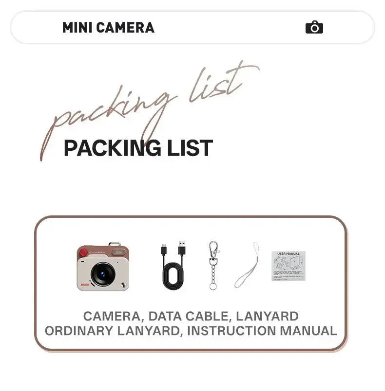 Must Have Retro CCD Mini Digital Camera Keychain With 1.77 Inch HD Video - stepyours.com