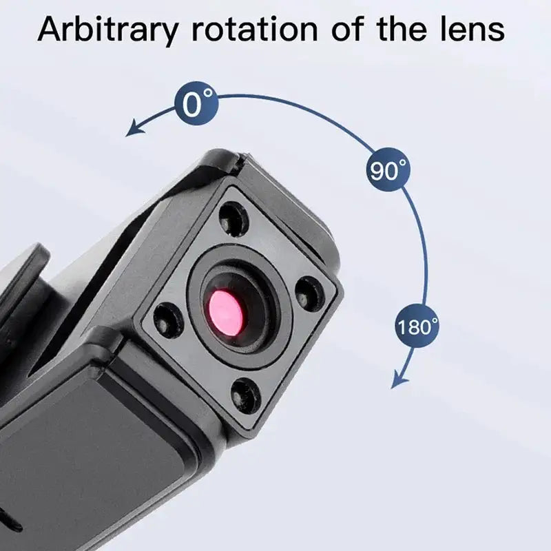 A9 Mini Handheld Camera 1080P HD Infrared Night Vision Back Clip Camera Recorder Outdoor Sports Riding Handheld Camera Hot Sale