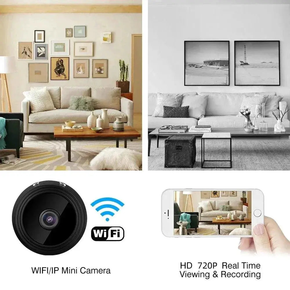 1080P HD WiFi Mini Camera With Motion Detection 360 Rotation