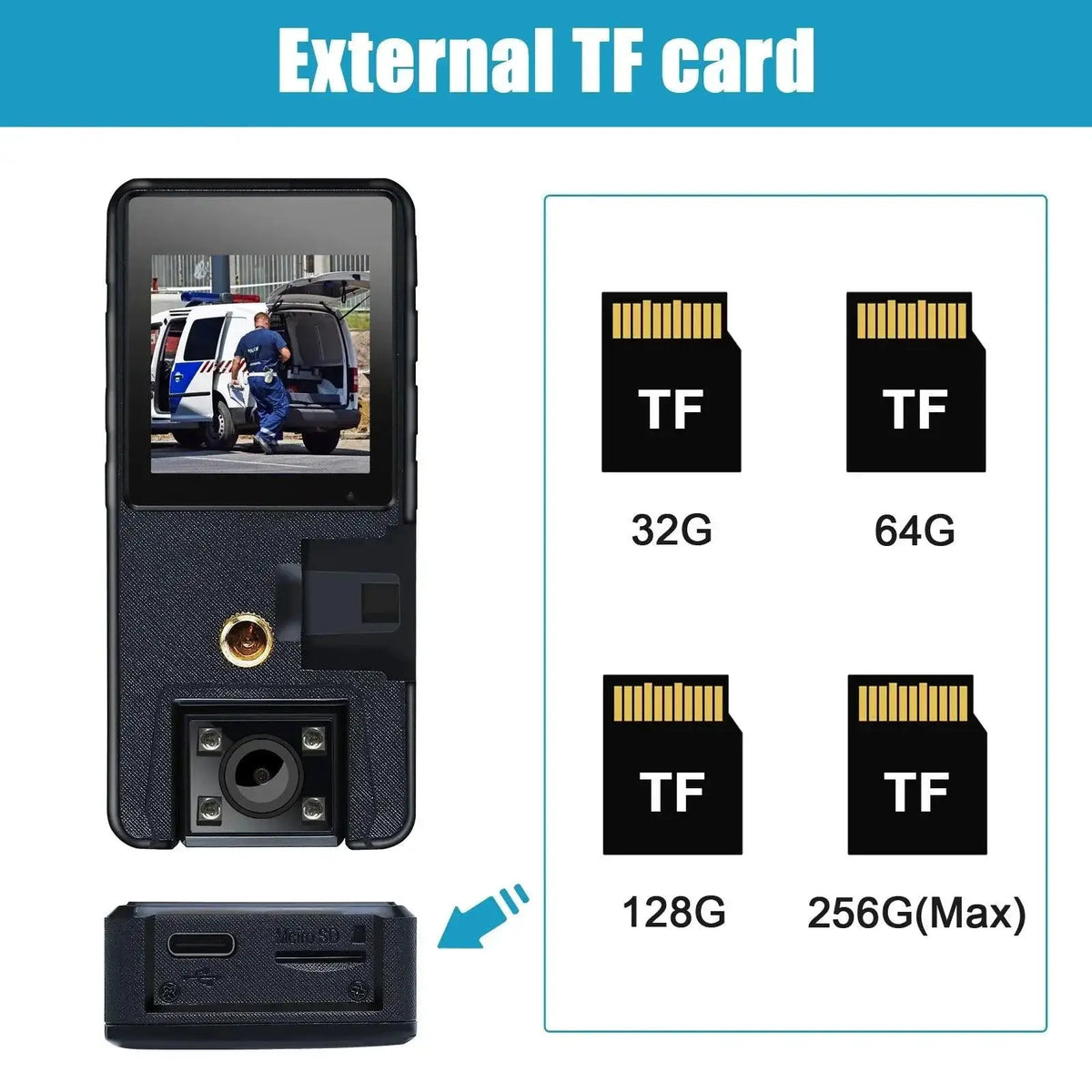 Vandlion A39 Mini Camera Versatile Compact Cam For Sports