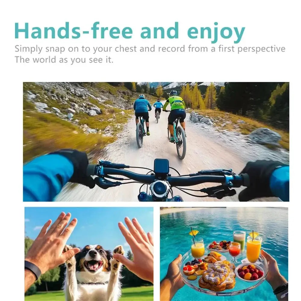 Amorus Mini 2.7K Action Camera Pocket Sized Adventure Recorder - stepyours.com