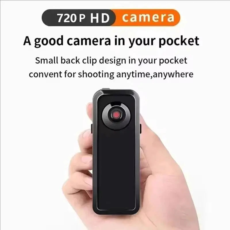 Portable Mini HD DV Camera Body Camcorder Nanny Security Cam For Home Office - stepyours.com