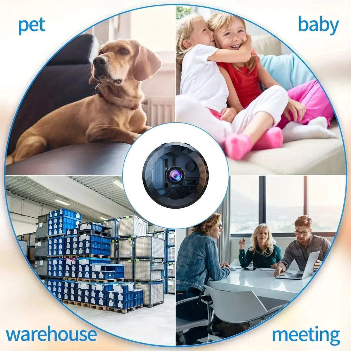 Mini WiFi Camera 1080P HD Wireless Security Camera Security Protection Voice Video Surveillance Night Version Camcorder 2025 New by stepyours.com