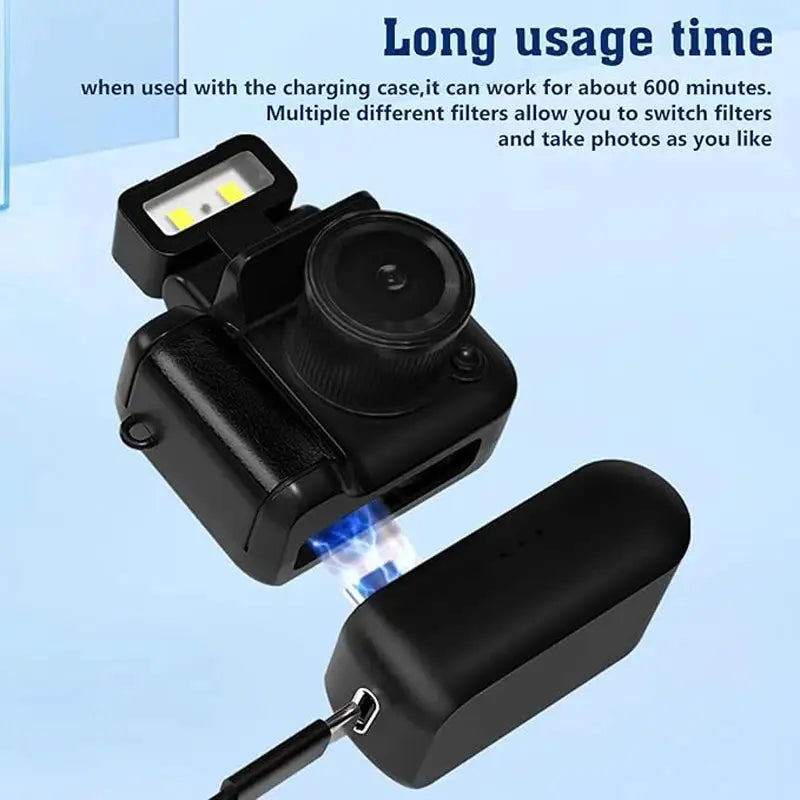 1080P Y4000 HD Mini Keychain Camera With Screen Portable Retro kids Cam Ultra Compact Pocket DV Video Recorder With Flash Lamp