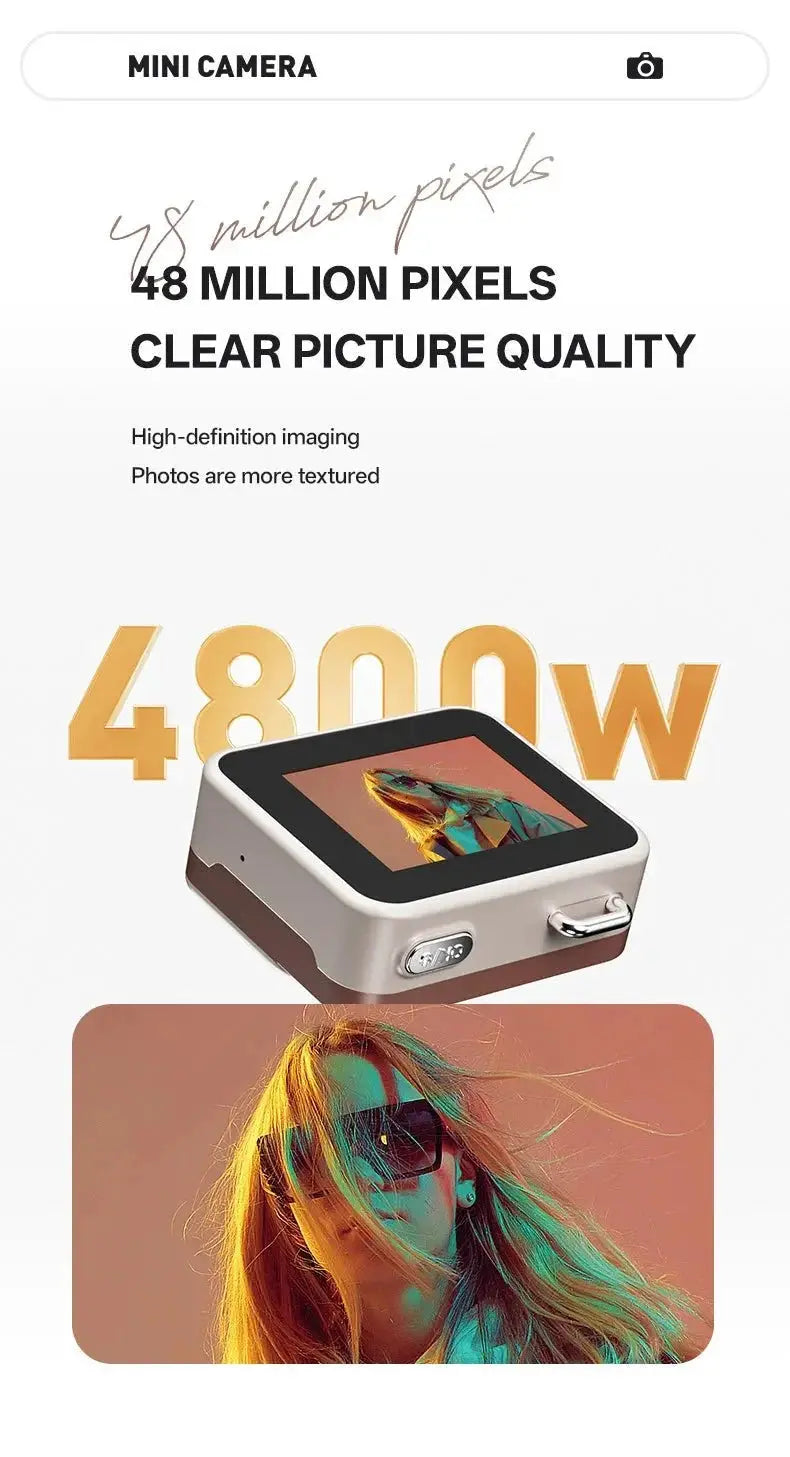 Must Have Retro CCD Mini Digital Camera Keychain With 1.77 Inch HD Video - stepyours.com