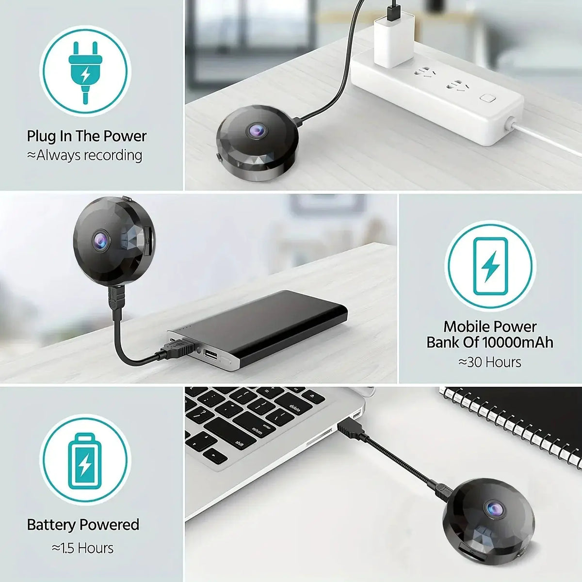 Wireless Mini WiFi Security Camera Night Vision Motion Detection And App Control by stepyours.com