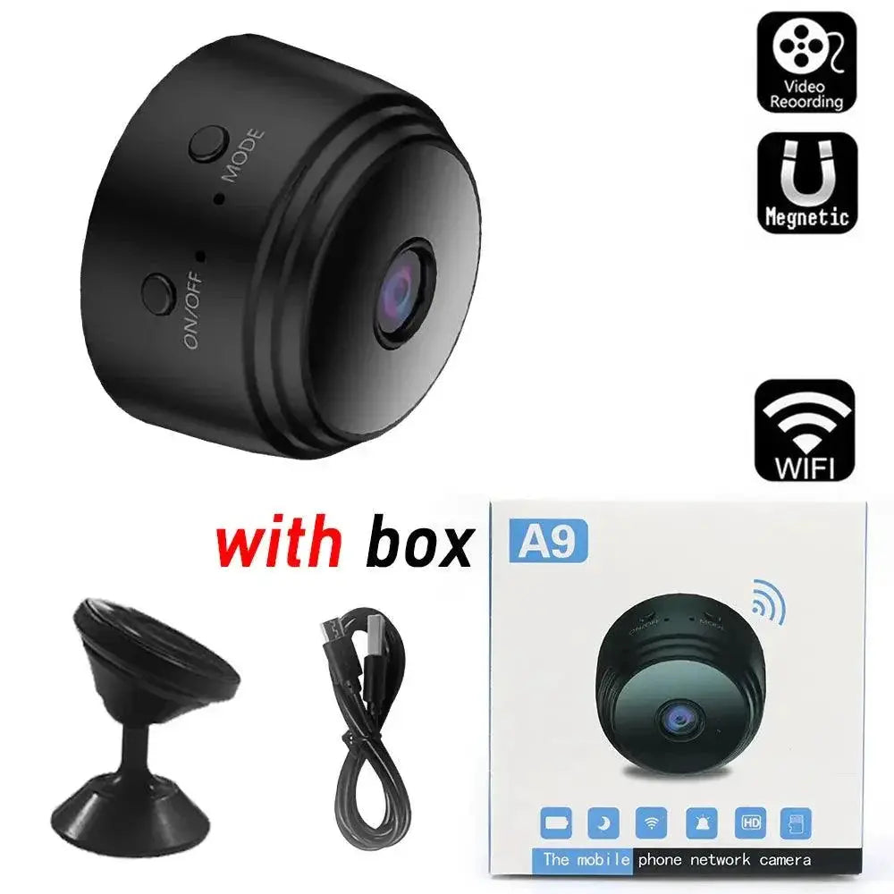 1080P HD WiFi Mini Camera With Motion Detection 360 Rotation