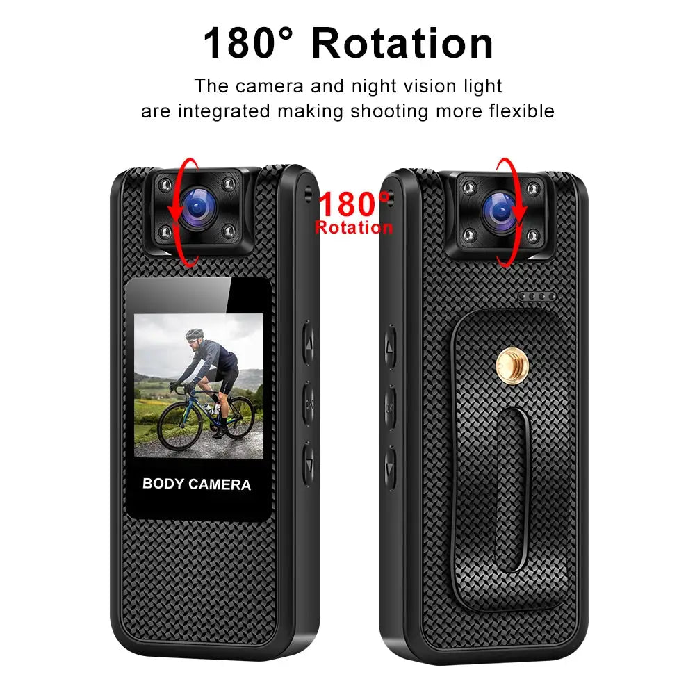 4K Mini Portable Camera HD 1080P Digital Video Recorder Infrared Night Vision Police Body Cam Small Sports DV Camcorder