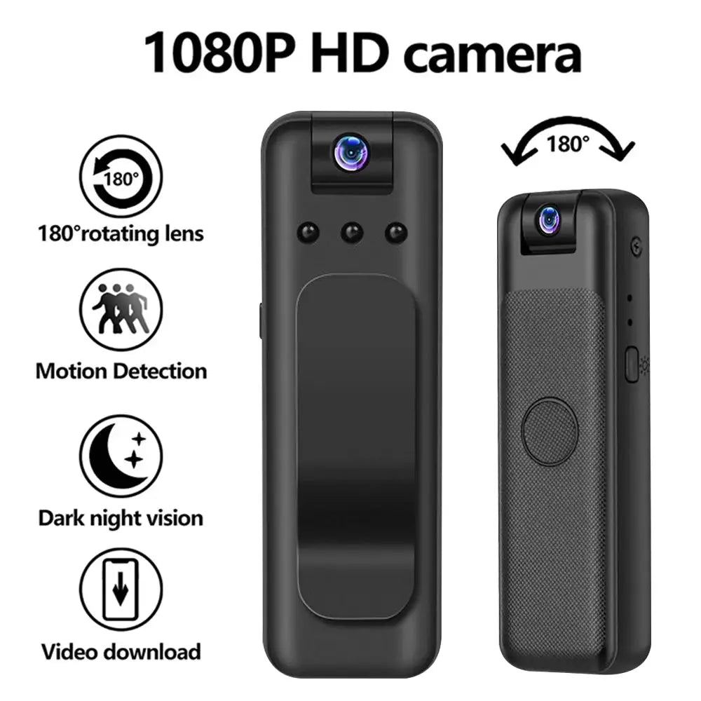 M8 HD 1080P Mini Camera Portable Small Digital Video Recorder Police Body Cam Infrared Night Vision Camcorder Sports DV