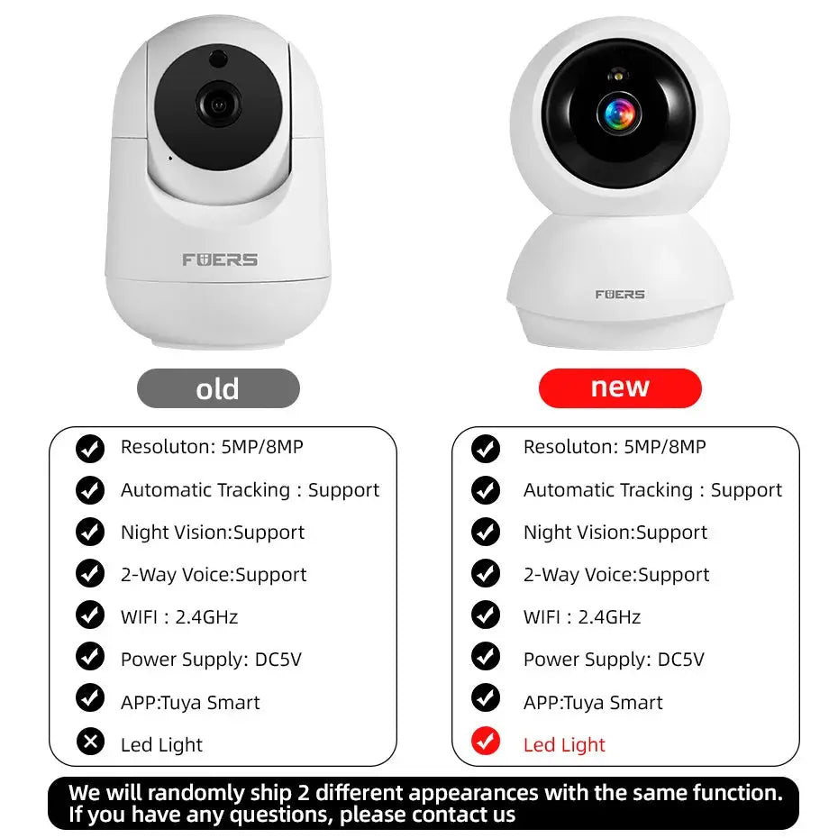 5MP HD WiFi Security Camera With Motion Detection For Baby And Pet Monitor Alexa - stepyours.com