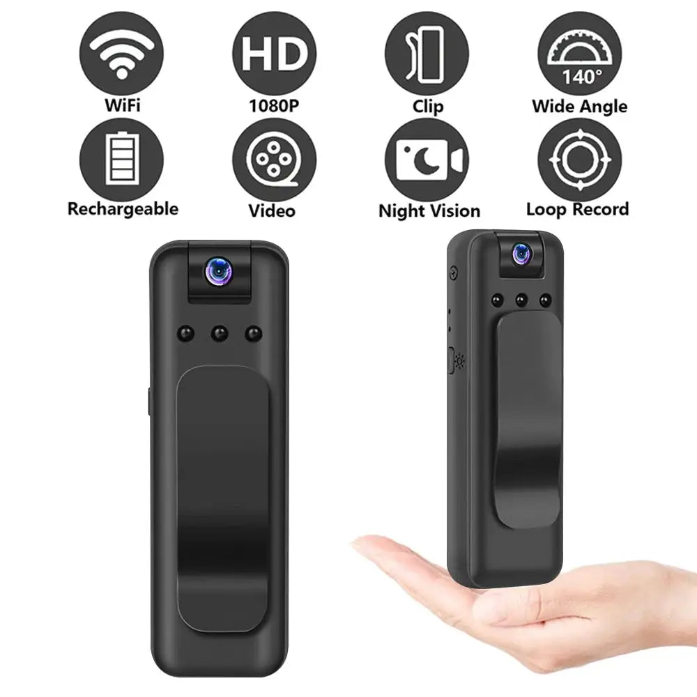 M8 HD 1080P Mini Camera Portable Small Digital Video Recorder Police Body Cam Infrared Night Vision Camcorder Sports DV