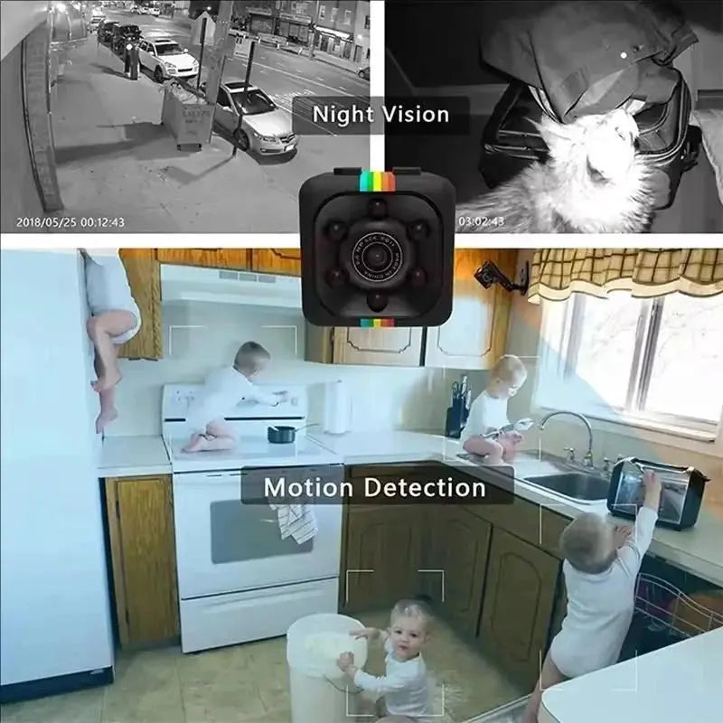 SQ11 Mini Camera 1080p HD Night Vision Hidden Outdoor Security Camera - stepyours.com