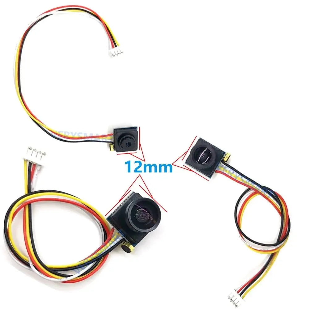 Mini FPV Analog Camera - 170 Degree Wide Angle 12x12mm Lens CVBS CCTV - stepyours.com