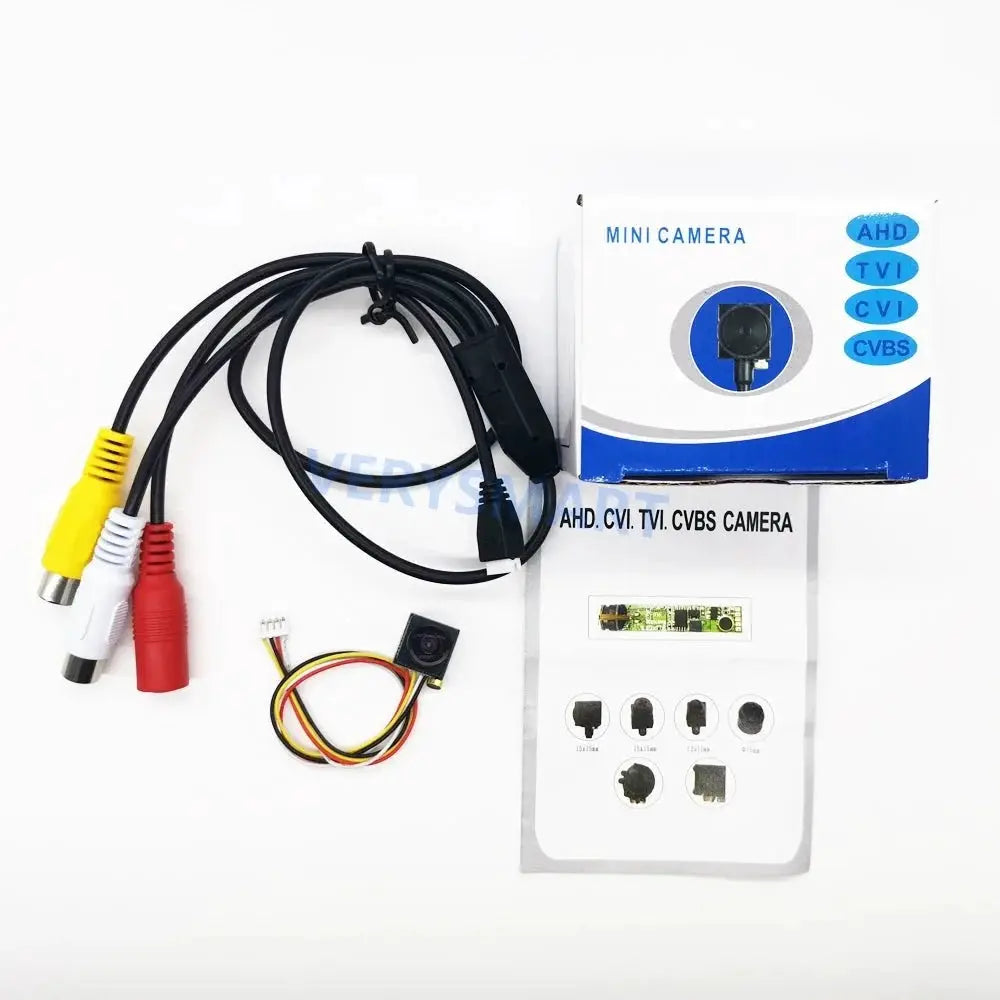 Mini FPV Analog Camera - 170 Degree Wide Angle 12x12mm Lens CVBS CCTV - stepyours.com
