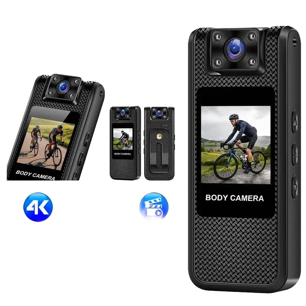 4K Mini Portable Camera HD 1080P Digital Video Recorder Infrared Night Vision Police Body Cam Small Sports DV Camcorder