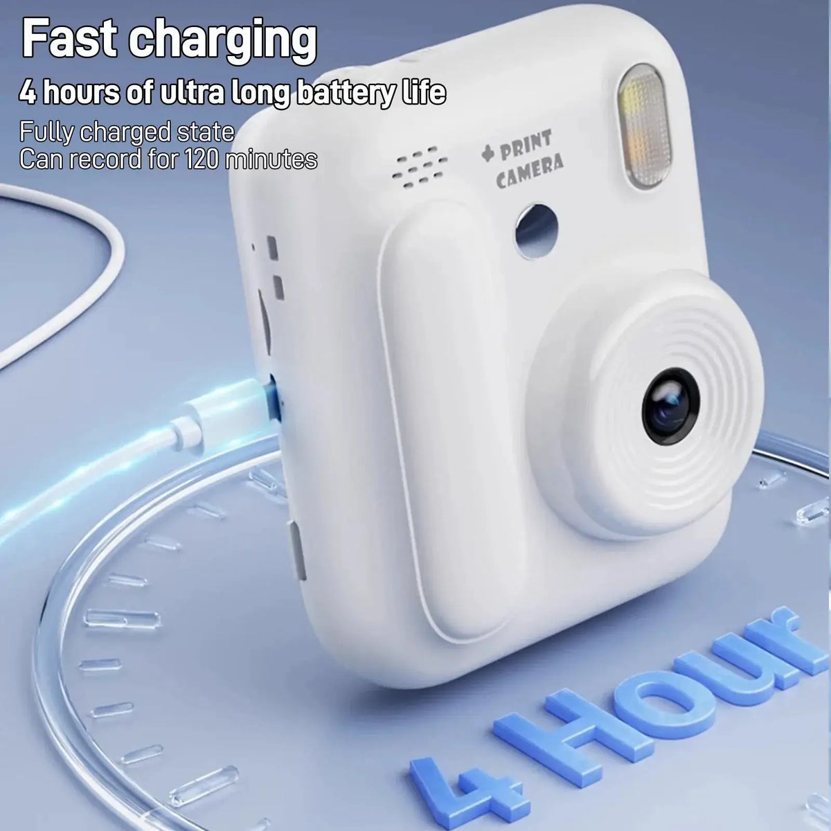 Color Printing Thermal Print Kids Instant Camera 32GB 1080P Digital Gift - stepyours.com