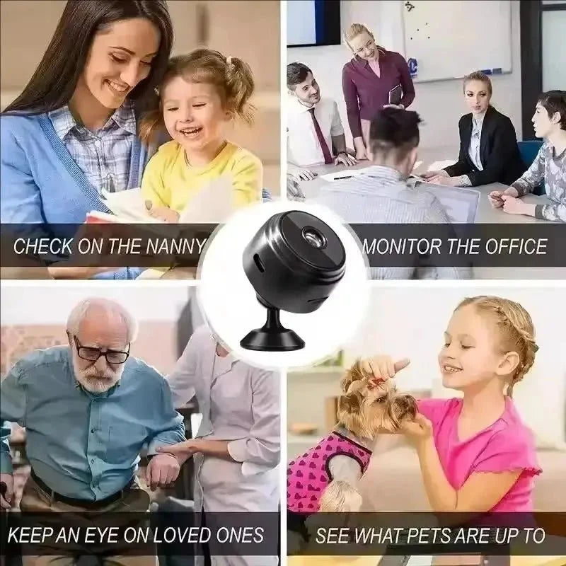 A9 WiFi Mini Camera for Home Security and Baby and Pet Monitoring