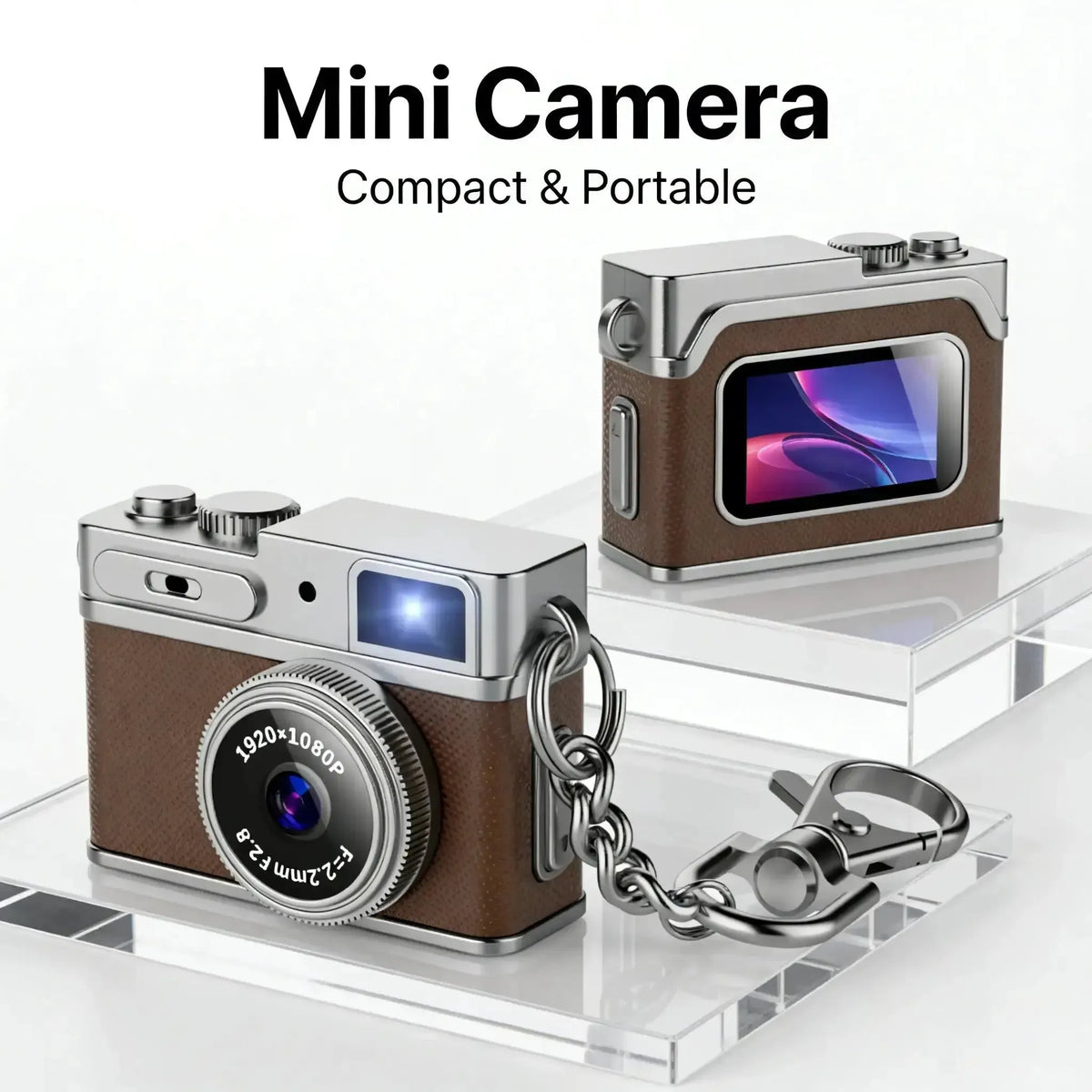 Catch Moments On The Go Mini Retro Snap Digital Camera With Six Filters 32GB