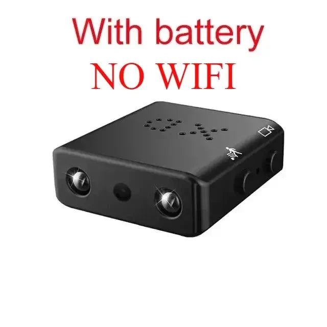 Covert Mini Camera Full HD 1080P No WiFi Night Vision For Home Surveillance