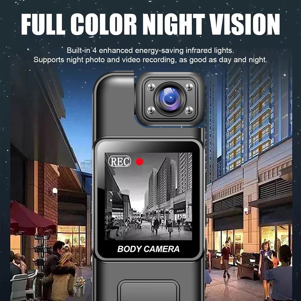 GuardPro Ultra HD 4K WiFi Mini Camera BodyCam Infrared Night Vision - Real Time