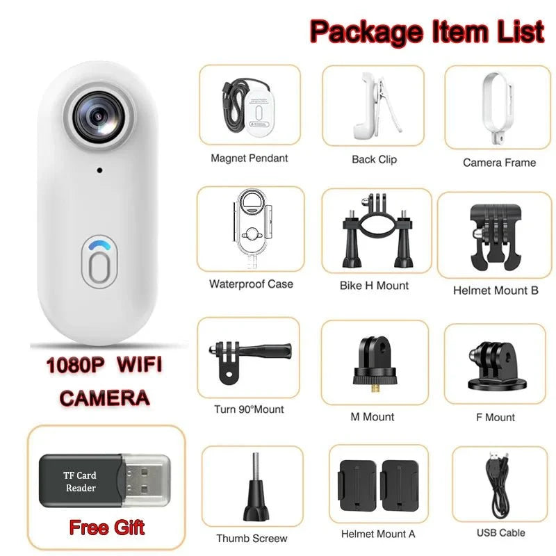 JETO JT - 88 4K Mini Action Camera - Hands Free POV Recording For Vlog POV Capture