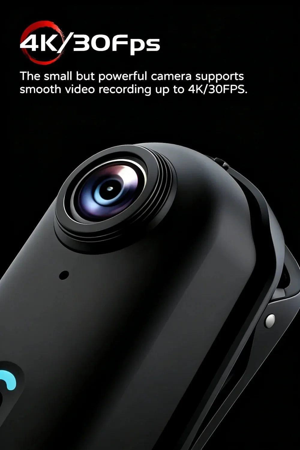 JETO JT - 88 4K Mini Action Camera - Hands Free POV Recording For Vlog POV Capture