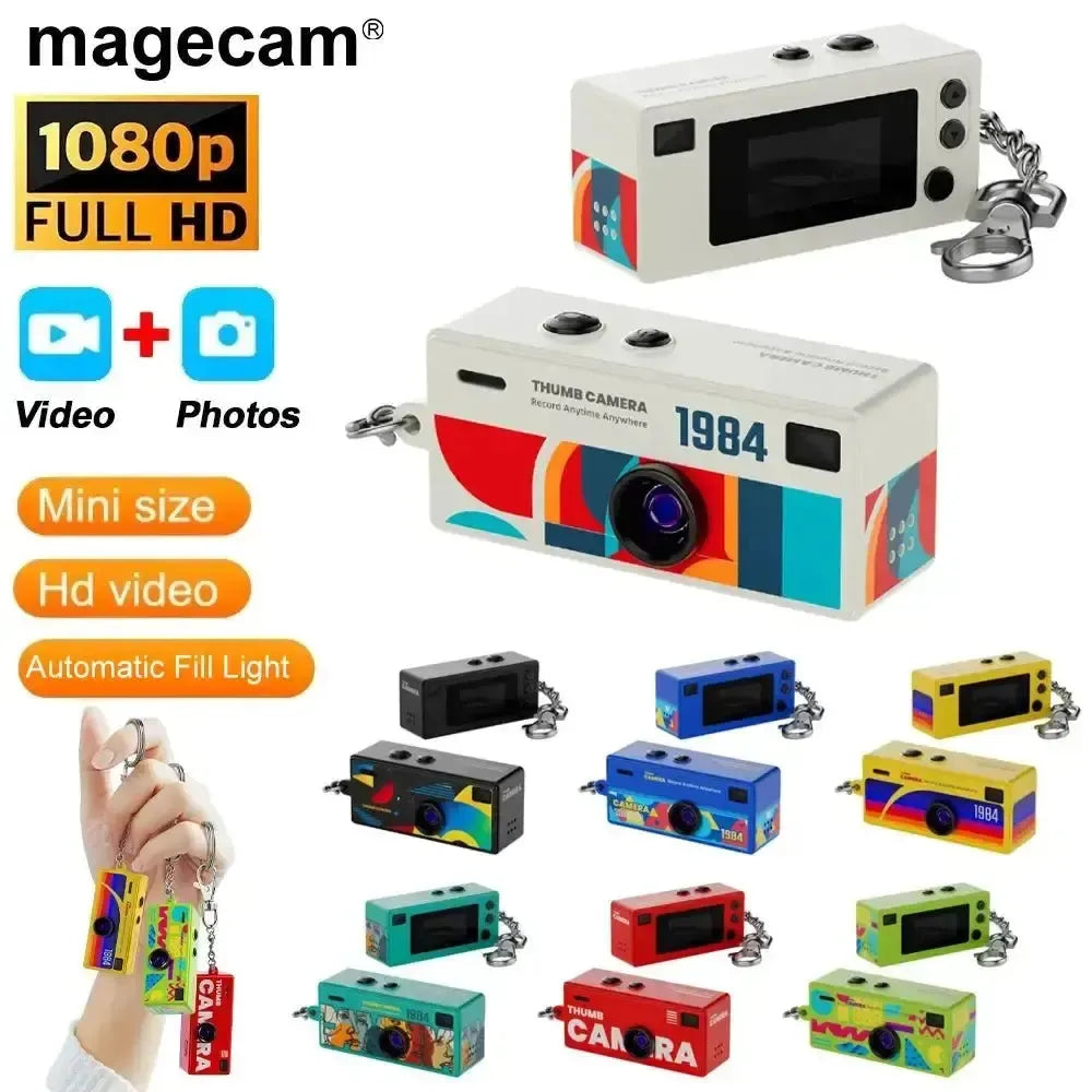 Magecam Mini Keychain Camera 1080P Pocket Size Video Recorder Ultra Portable