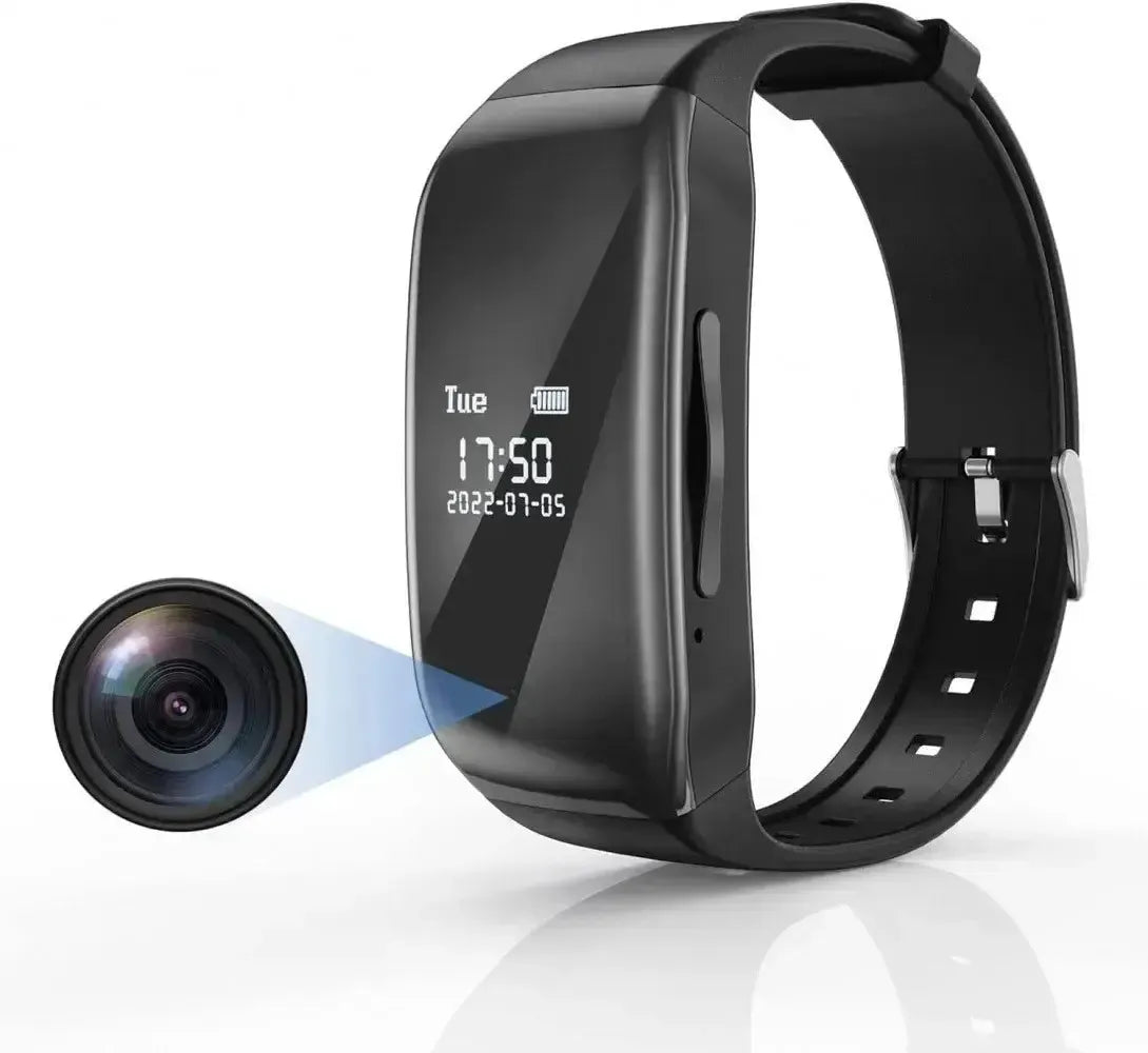 Weimi 1080P Mini Camera Wristwatch Discreet Unobtrusive Recording for Daily Wear