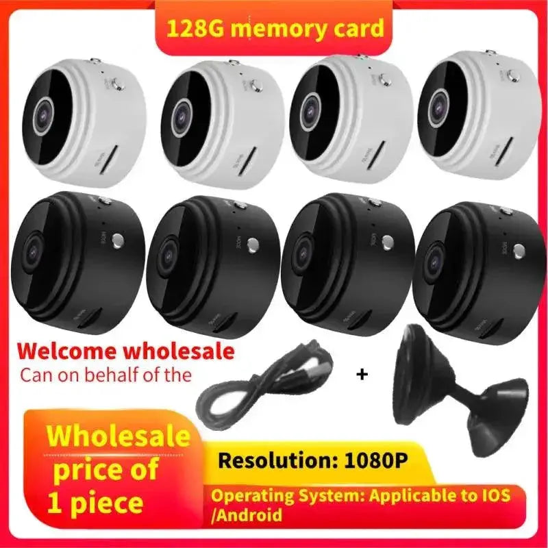 WiFi Mini Camera for Smart Home Security Infants and Pets