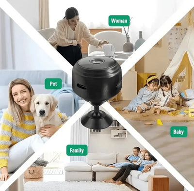 1080P HD Mini Camera With Night Vision WiFi For Home Surveillance Miss A Moment