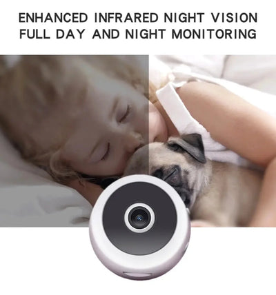 1080P HD Mini Camera With Night Vision WiFi For Home Surveillance Miss A Moment