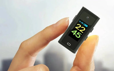 1080P Mini Camera With Display Screen Clip On For Home Security Ultra Compact