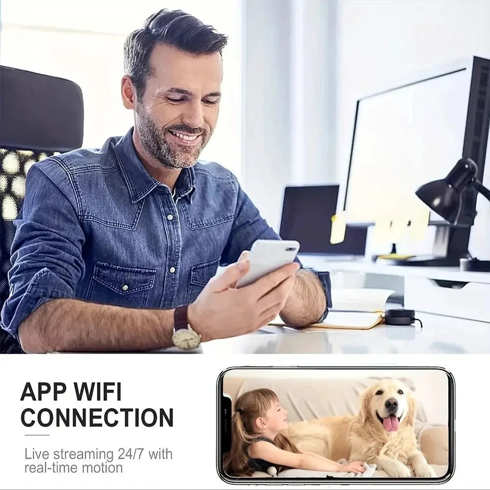 1080P Mini WiFi Camera With Motion Detection DIY Security Remote View