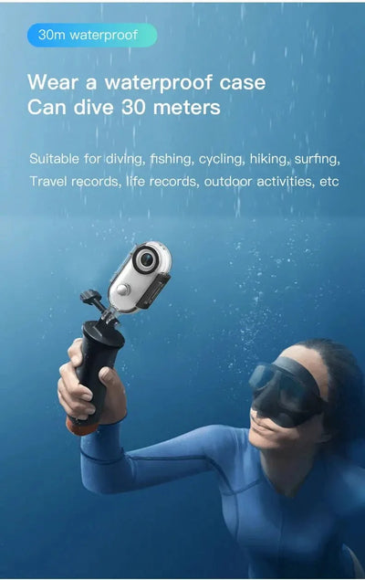 4K 64GB Mini Body Camera Wearable Camcorder With Audio Waterproof Always Ready