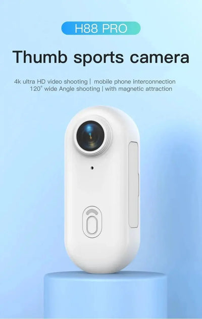 4K 64GB Mini Body Camera Wearable Camcorder With Audio Waterproof Always Ready