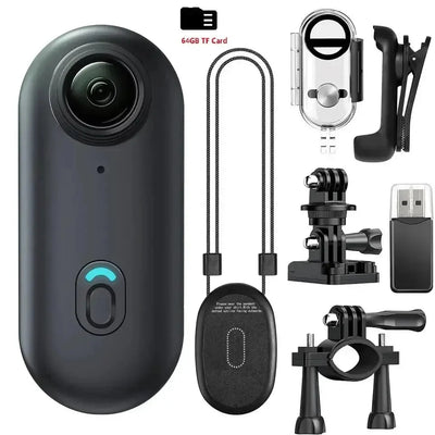 4K 64GB Mini Body Camera Wearable Camcorder With Audio Waterproof Always Ready
