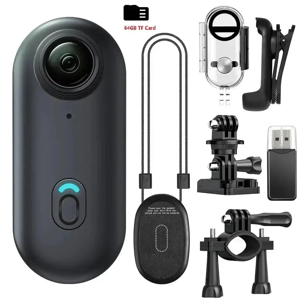 4K 64GB Mini Body Camera Wearable Camcorder With Audio Waterproof Always Ready