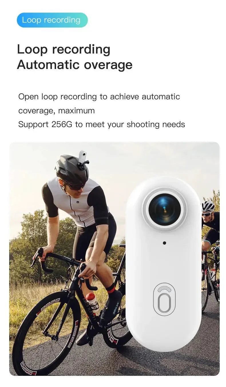 4K 64GB Mini Body Camera Wearable Camcorder With Audio Waterproof Always Ready