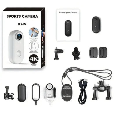 4K 64GB Mini Body Camera Wearable Camcorder With Audio Waterproof Always Ready