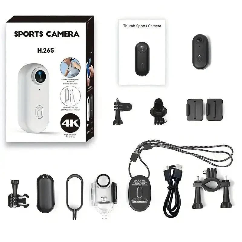4K 64GB Mini Body Camera Wearable Camcorder With Audio Waterproof Always Ready