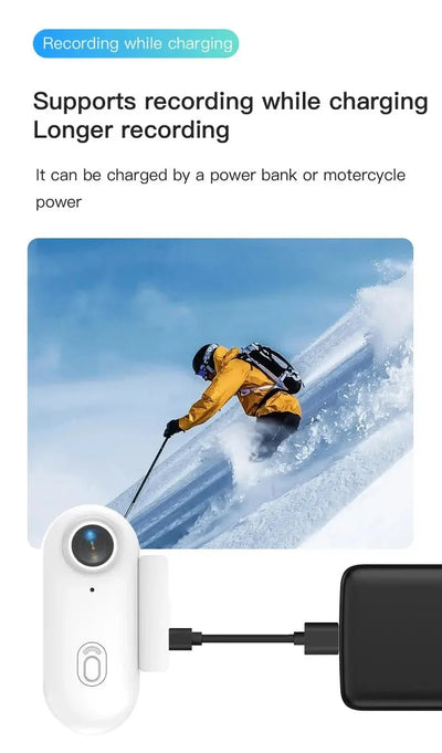 4K 64GB Mini Body Camera Wearable Camcorder With Audio Waterproof Always Ready