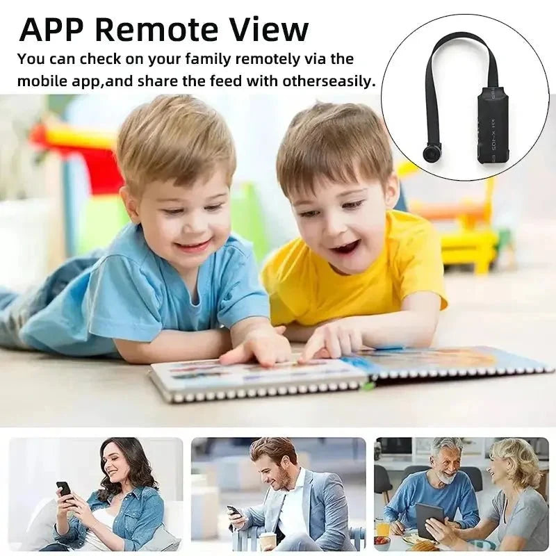 4K HD Mini WiFi Nanny Cam For Home Surveillance Remote Viewing Motion Alerts